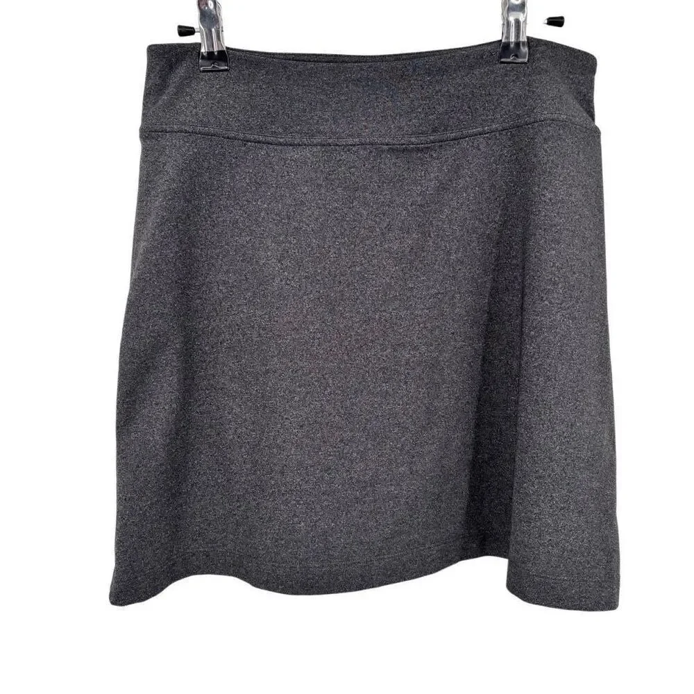 Athleta Zip Side Pocket Golf Skort Heathered‎ Gray Size Small